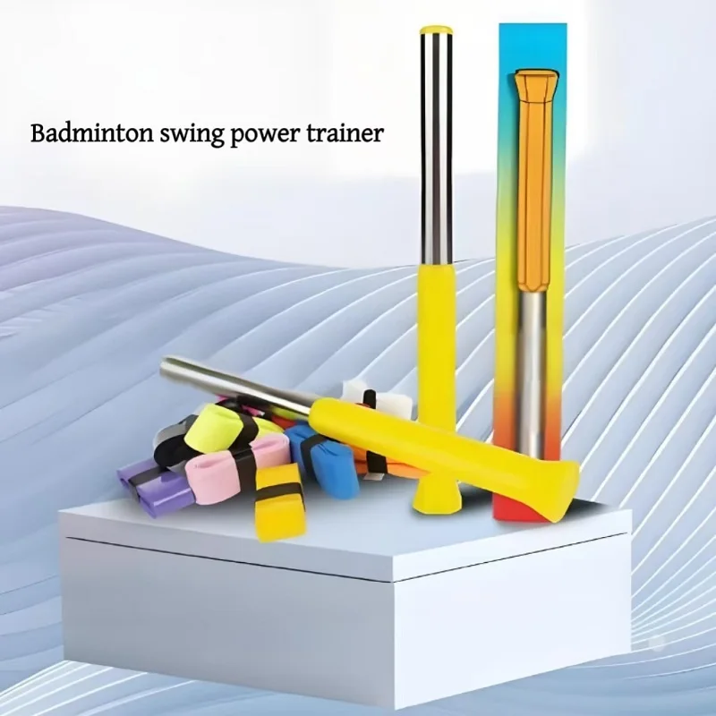

Badminton Auxiliary Trainer Swing Force Generator Lightweight Portable High Ball Wrist Force Generator Correct The Action