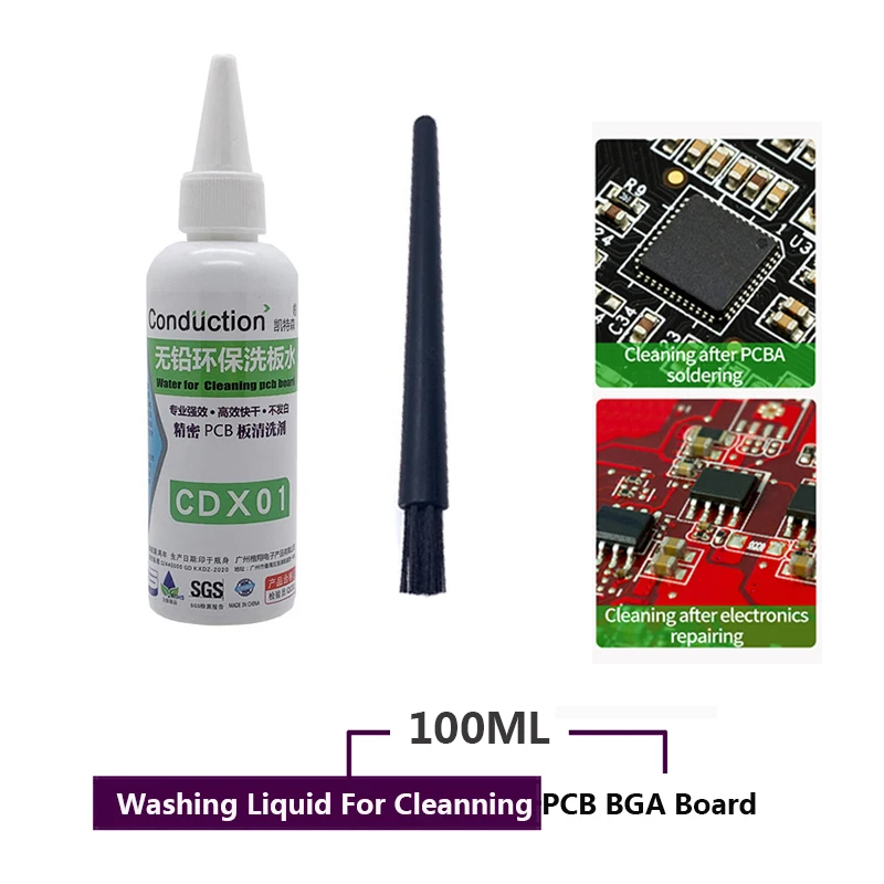 

Compound New Eco-friendly BGA Motherboard PCB Circuit Board Cleaner computer motherboard washing mobile phone repair cleaner