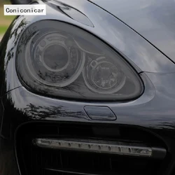 For Porsche Cayenne 2019 2020 2011-On 958 Car Headlight Protection Tint Film Smoke Black Transparent TPU Protective Sticker