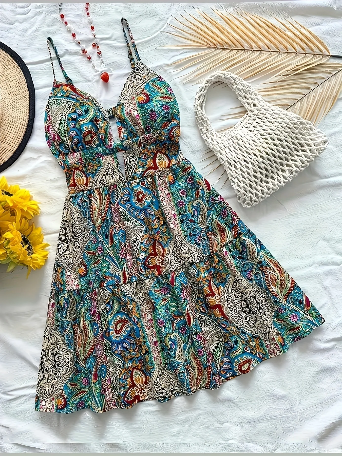 Womens Dresses Summer 2025 New In Sleeveless Vacation Beach Dress Women's Clothing Fashion Holiday Sexy Backless Mini Dress - view 5