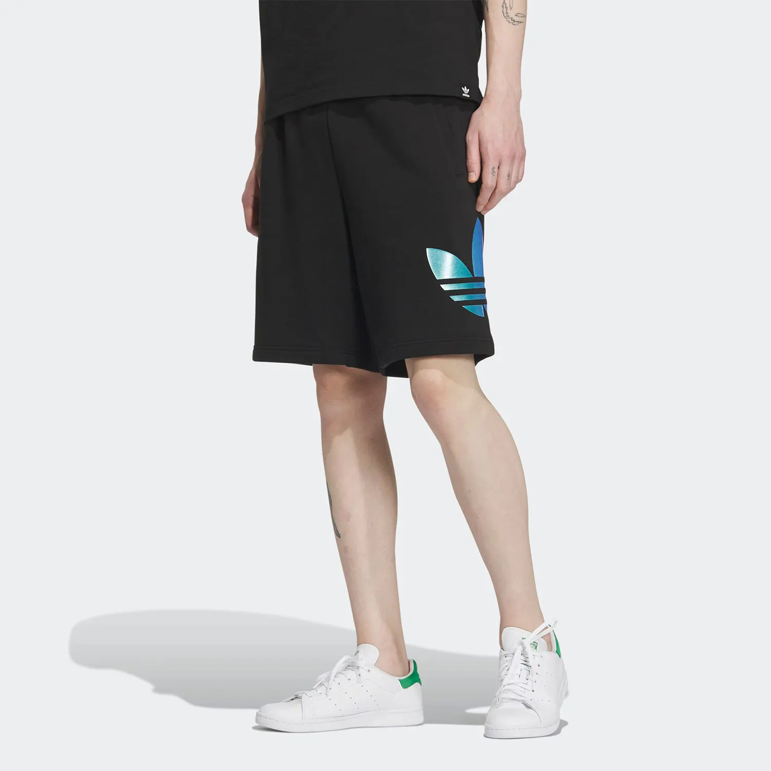 

Adidas Official Genuine Three Stripes Summer New Men's Knit Shorts IP7545
