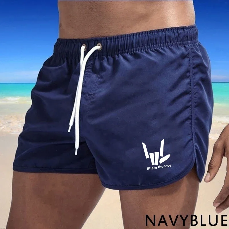 Trendy 2025 summer beach shorts swim shorts fitness pants