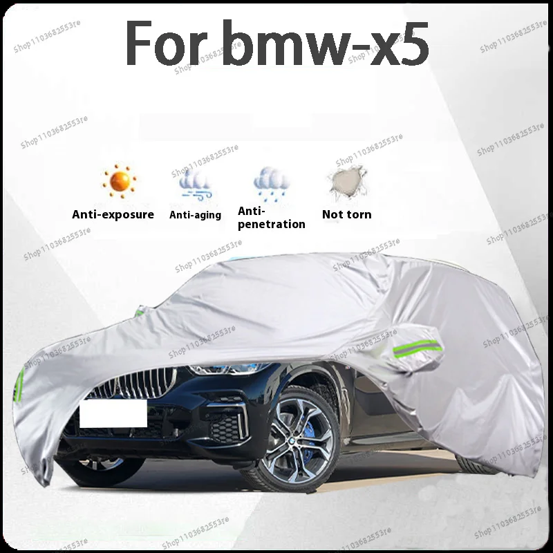 

Чехол для автомобиля BMW X5 Fit — водонепроницаемый, пылезащитный, солнцезащитный козырек (УФ), снегозащитный | Серебряное полное покрытие с защитой в течение всего дня