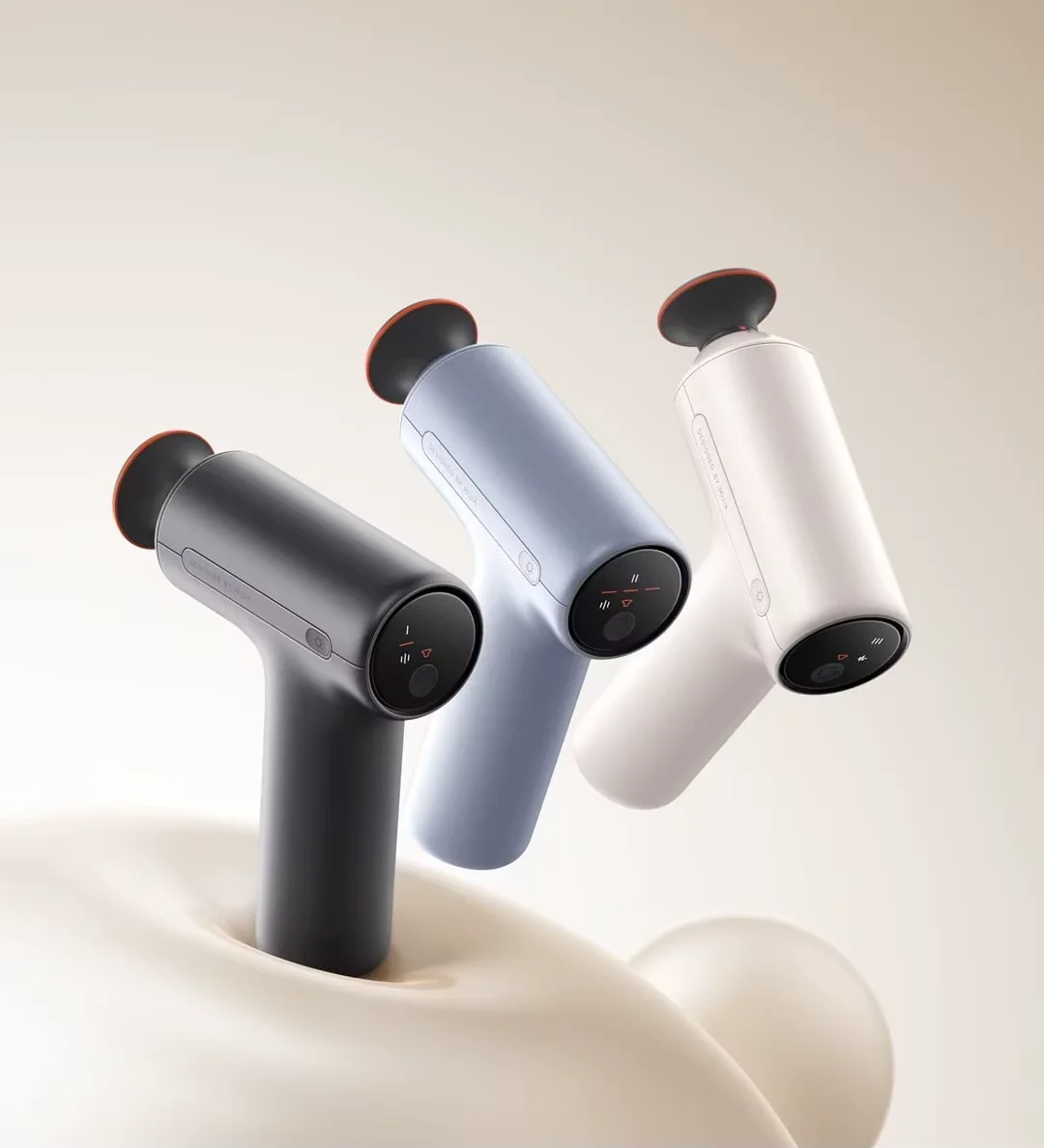 الأصلي Xiaomi Mijia H3 البسيطة فآسيا بندقية المحمولة تدليك العضلات بندقية 12 كجم التوجه فرش محرك صامت 3 مدلك رؤساء #4