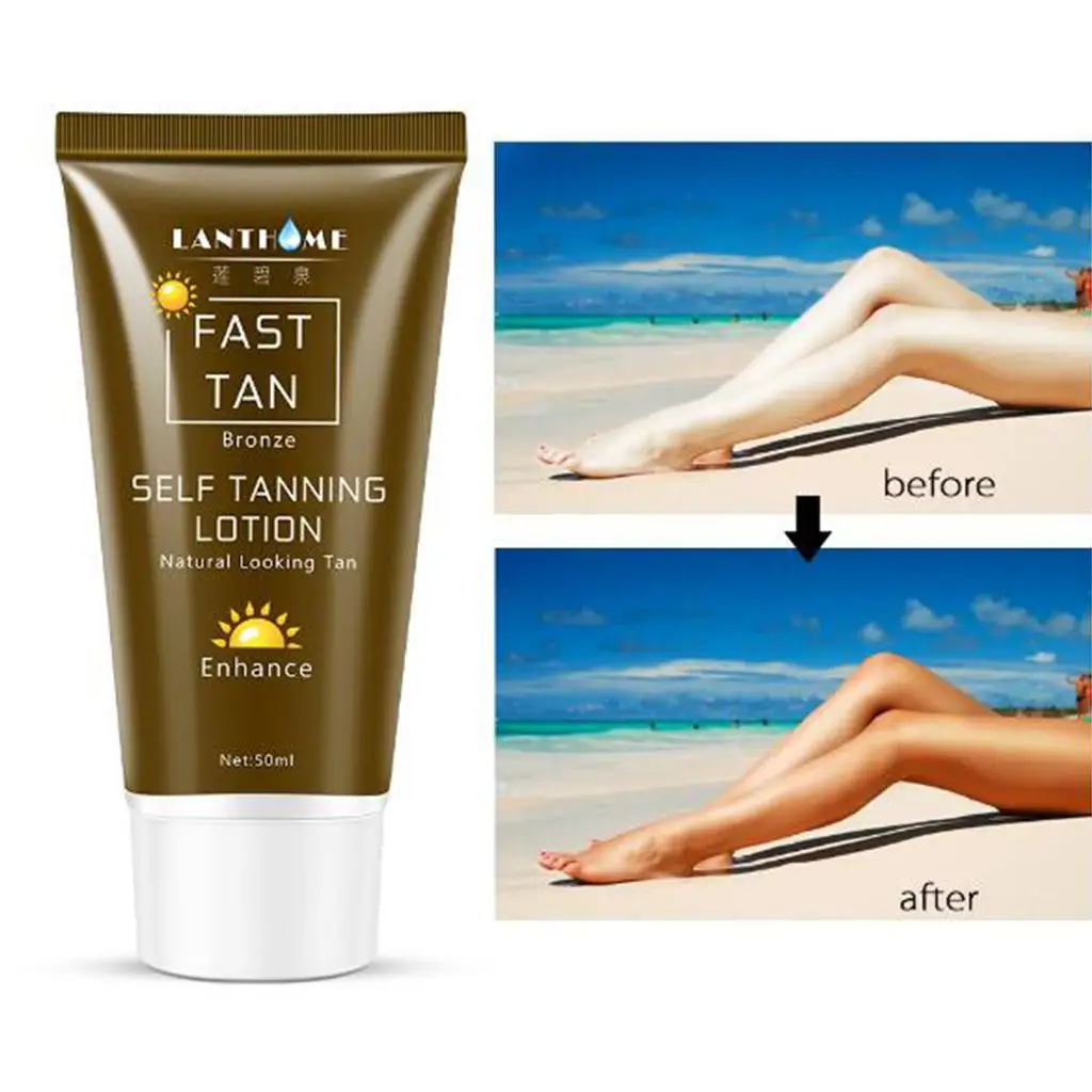 Self Tanner - Self Tanning Lotion for Body Gives Natural, Long Lasting Sunless Tan - Easy to Apply - 50ml