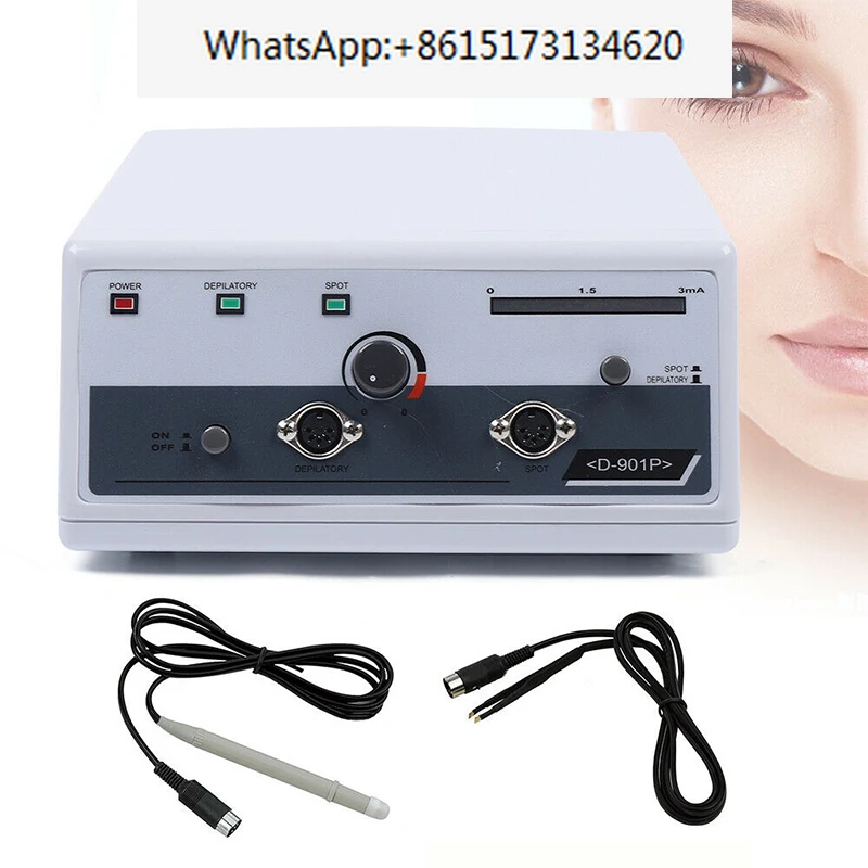 Mini 2 In 1 Freckles Age Spots Hair Removal Effectively Beauty Facial Skin Epilator Skin Care Machine D-901P Tweezers