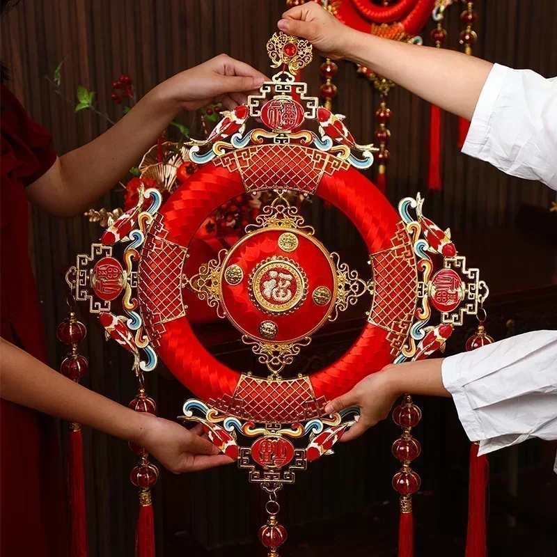 Chinese Knot Red New Year Hanging  Home Decoration Chinese Housewarming  Chinese Wedding Party Decoration