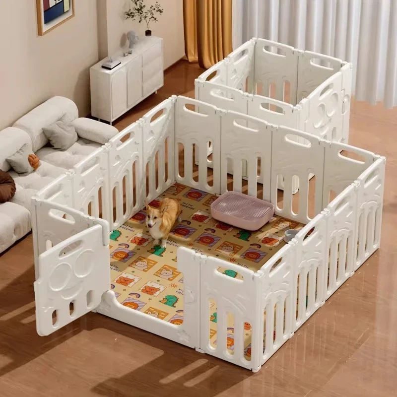 #Playpen Circle Dog Fence Accessories Folding Acrylic Dog Fence Extendable Privacy Equipment Rejas Para Mascotas Dog Supplies