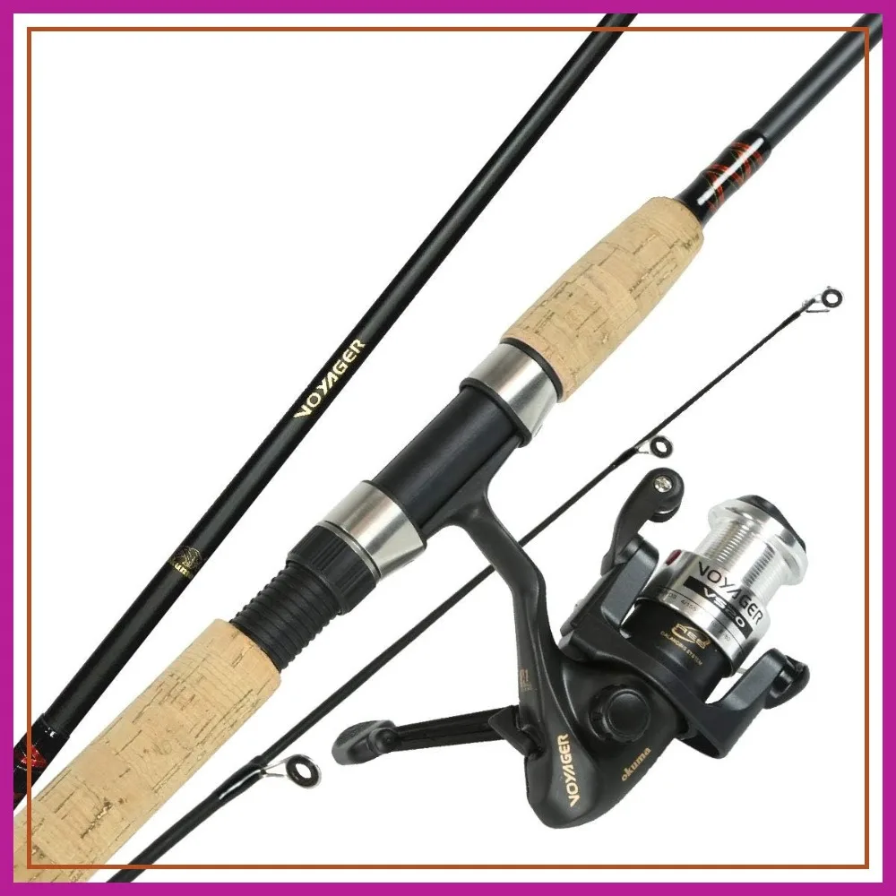 

Voyager Spinning Freshwater Travel Kit VS-605-20, 6'6" 2-Piece Rod, Reel Combo, Portable Fishing Gear
