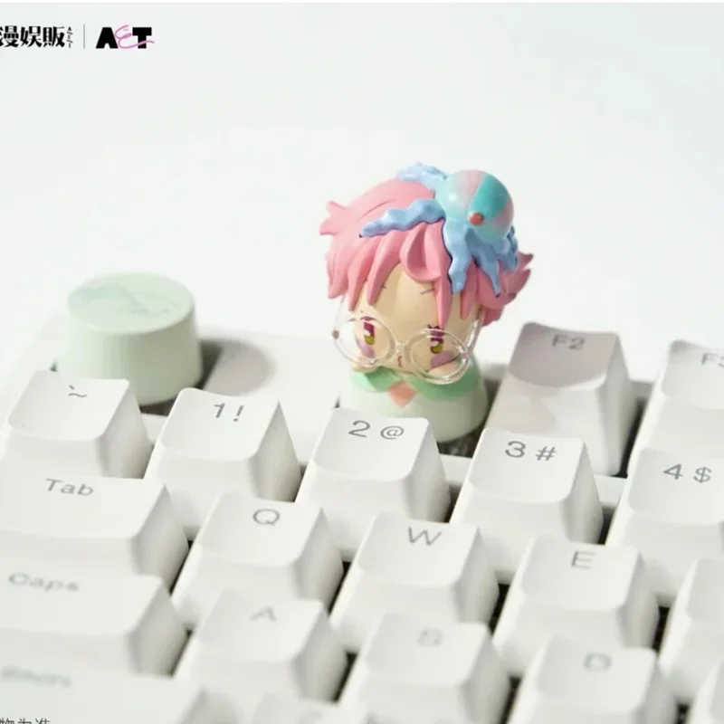 2025 em estoque genuíno alienígena palco série bebê teclas mecânicas surpresa caixa cega estatueta q versão brinquedo ornamento de mesa