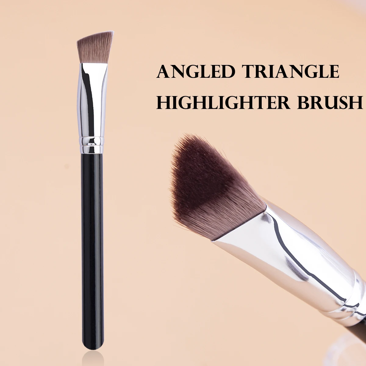 Angled Triangle Concealer Brush Contour Highlighter Concealer Brush Synthetic Hair Makeup Brush Traceless Foundation Brushes