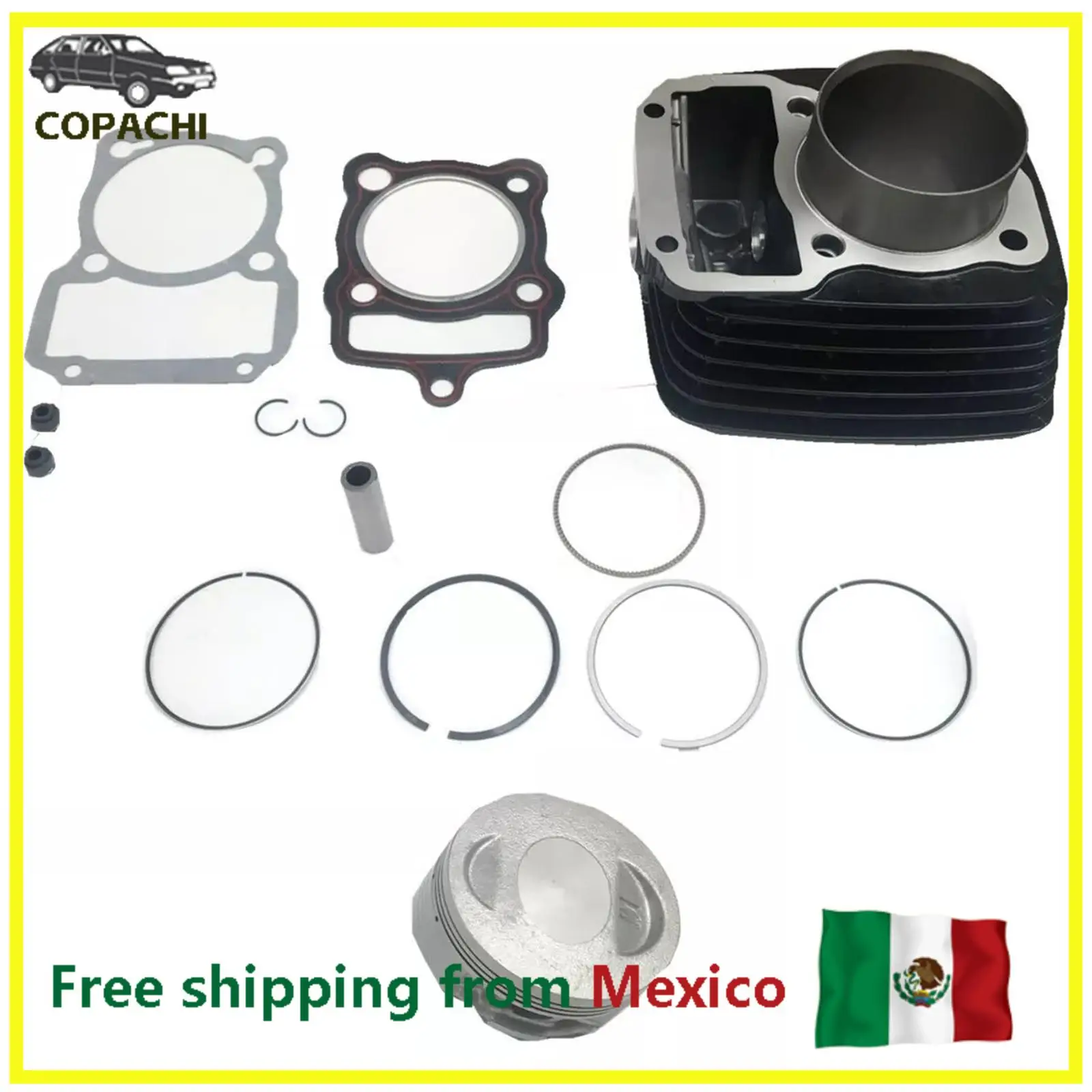 1set Motorcycle 62mm Big Bore Cylinder Piston Gasket Kit For Ft150 Dt150 Motorcycles Accessories Parts Replacement