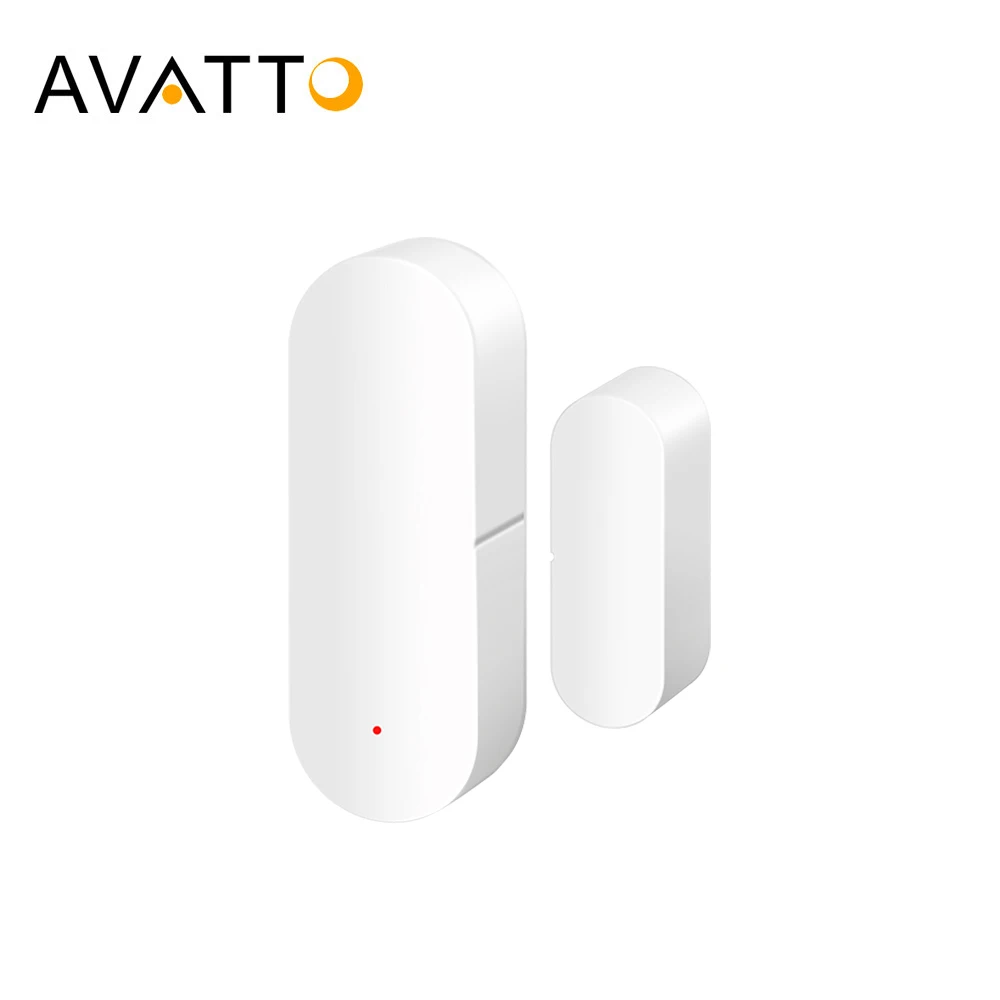 AVATTO Tuya WiFi Smart Door Sensor Window Entry Sensor Security Burglar Alarm Door Sensor Smart Life APP Remote Control