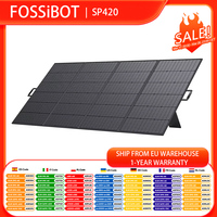 FOSSiBOT SP420 420W Fordable Solar Panel, 23.4% High Conversion Efficiency, Outdoor Portable Panel , IP67 Waterproof 550*1036mm