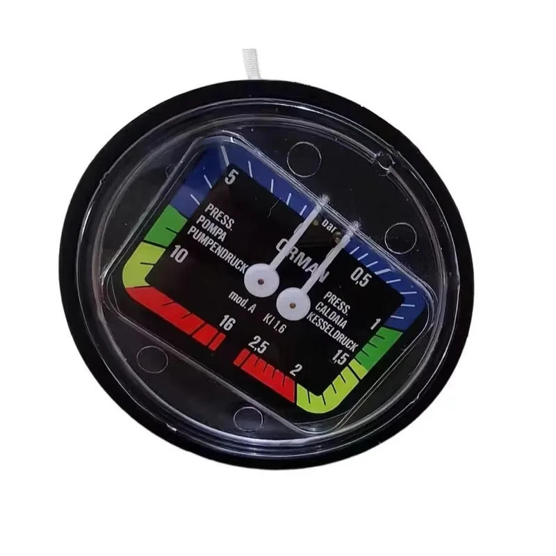 Original dual-pointer air pressure and water pressure gauge accessories for CMA Astoria wega coffee machine
