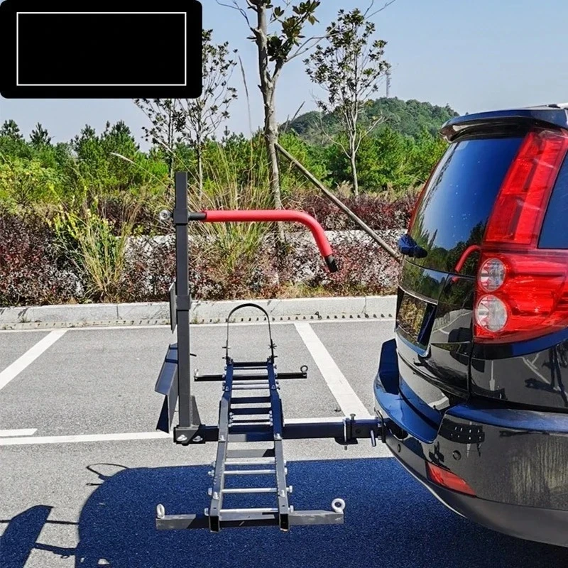 Off-road vehicle car back rack rear trailer battery car rear luggage rack modified square mouth motorcycle rack