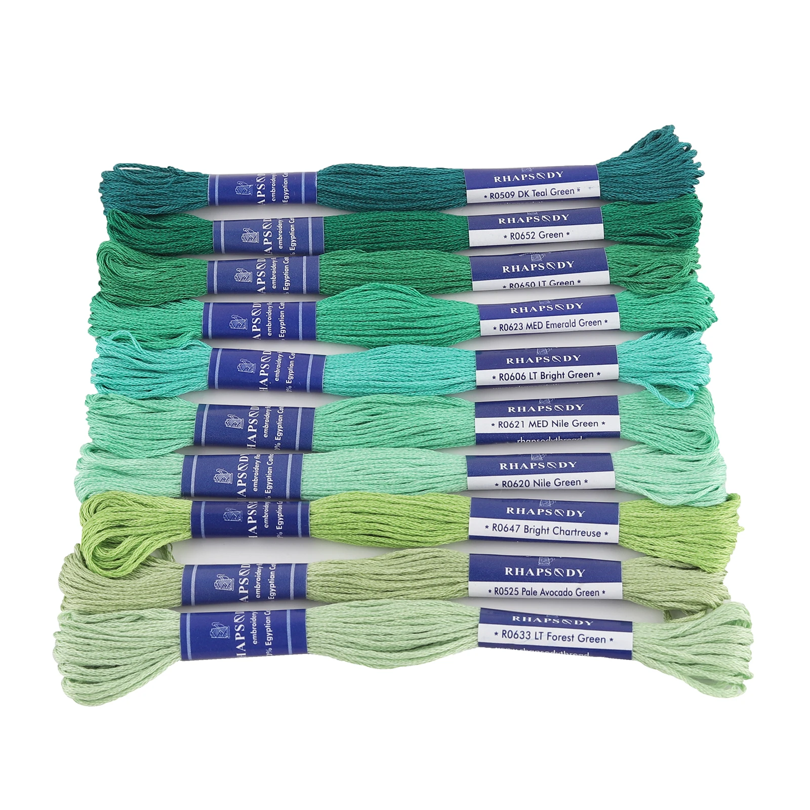 Rhapsodie dmc Qualität ägyptische Baumwolle Stickerei Zahnseide 6 Strang doppelt mercer isierten Kreuz stich faden 12 Farben Set 8 Meter Strang – Detail 27