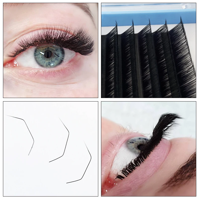 Seamulan Eyelash Extension Supplies 0.07 0.10 0.12 0.15 LU Curl Mix 8-13mm Classic Individual Lash Extensions