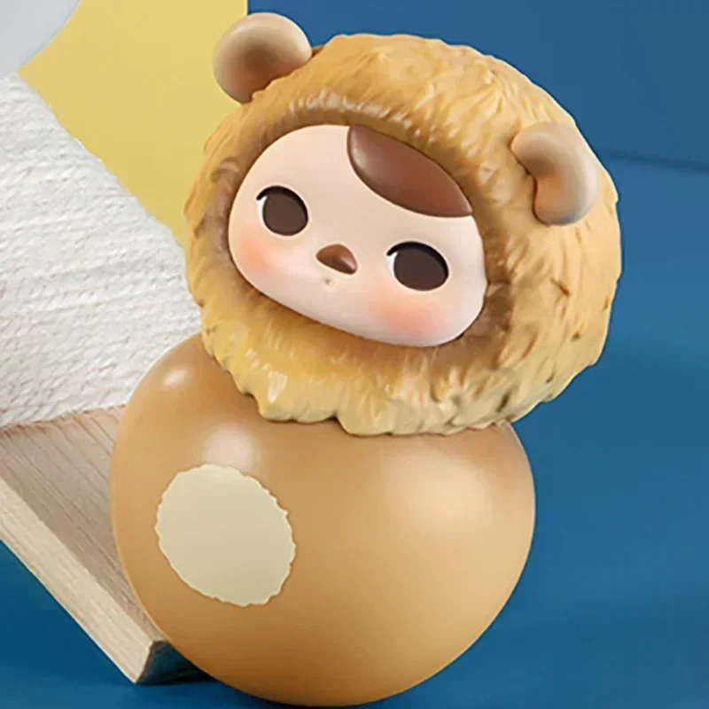 

POP MART PUCKY Roly-Poly Kitty Series Genuine Blind Box Mystery Box Kawaii Ornaments Figurines Home Decor Desktop Model Dolls