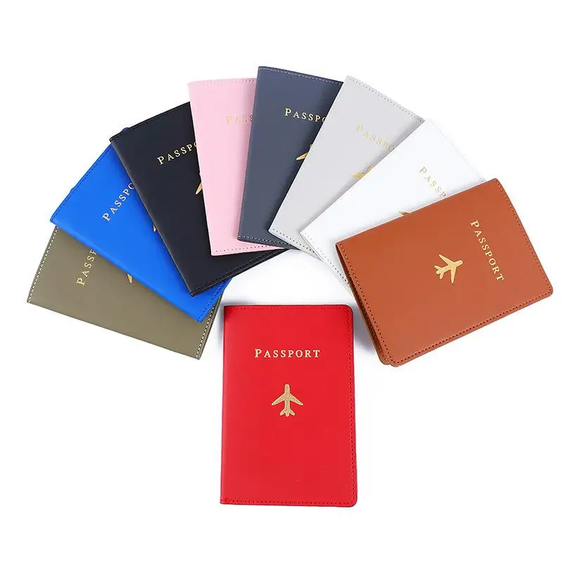 Durable Waterproof Travel Passport Cover Holder with Credit Card Wallet PU Leather