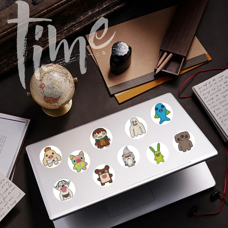 New Fuggler two-dimensional roll stickers animation peripheral handbook tape stationery desktop high-value decorative stickers view 2