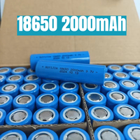 New 18650 Battery 3.7 V 2000mah 18650 Lithium Rechargeable Battery for Flashlight Batteries