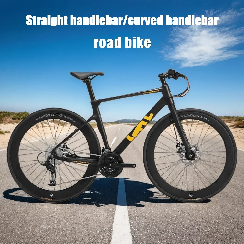 

700*28C gravel bike magnesium alloy frame ultra-light road bicycle adult men and women riding 27-speed Road Racing bicicleta