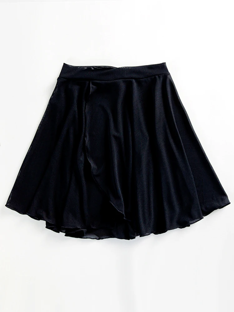 ダンススカート、ハーフ丈スカート、トレーニングドレス、体操服、ボディトレーニング、バレエ