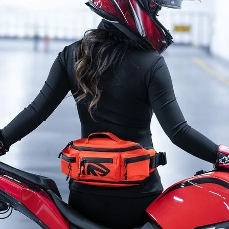 Multifunctional Motorcycle Waist Bag Chest Sling Pack Waterproof Moto Touring Riding Bag Outdoor Motorbike Storage Gear