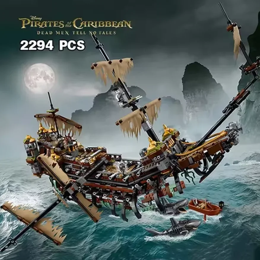 2026 Nieuwe Silent Mary Schipmodel Bouwstenen, Kinderen Anne Early Education DIY Middeleeuws Speelgoed, Verjaardagscadeau, Piratenschip