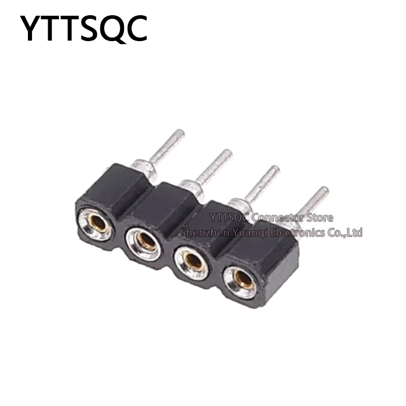 1P-40P 2.54mm Round Hole Straight Pin Single Row 0.1