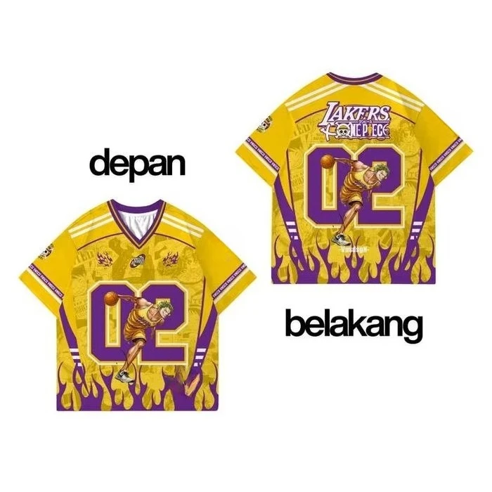 2025 جيرسي قطعة واحدة رورونوا زورو أنيمي نمط Kpop البيسبول هوكي كرة السلة التي شيرت موضة أنيمي للجنسين تيز ملابس علوية مريحة #3