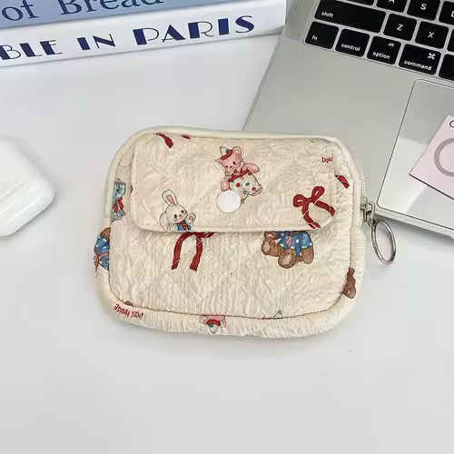 Cute Cartoon Small Travel Cosmetic Lipstick Earphone Card Portable Storage Bag Purse Women Gift Pouch In Make up Bags Organizer - Image 25