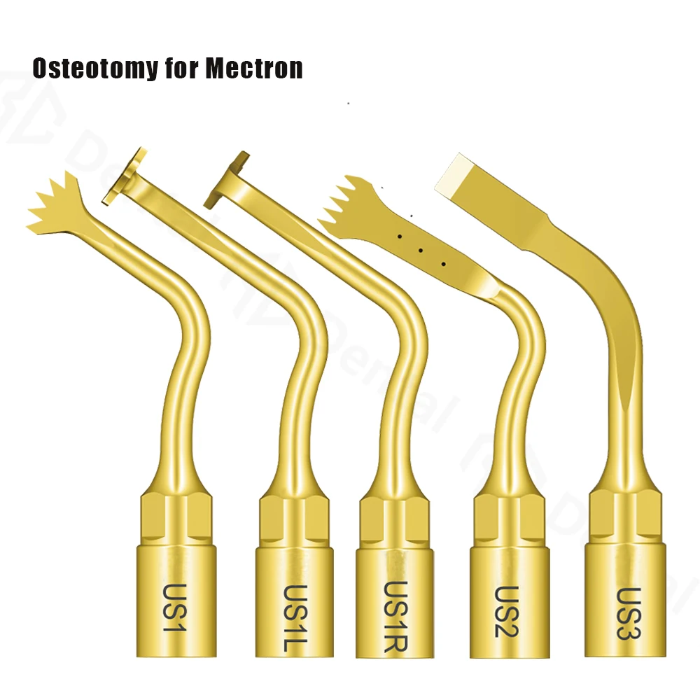 US1 US1L US1R US2 For Mectron Dental Ultrasonic Osteotomy Scaler Handpiece Tip Scaling Tips US3  US4 US5 US6 US7 US11 12