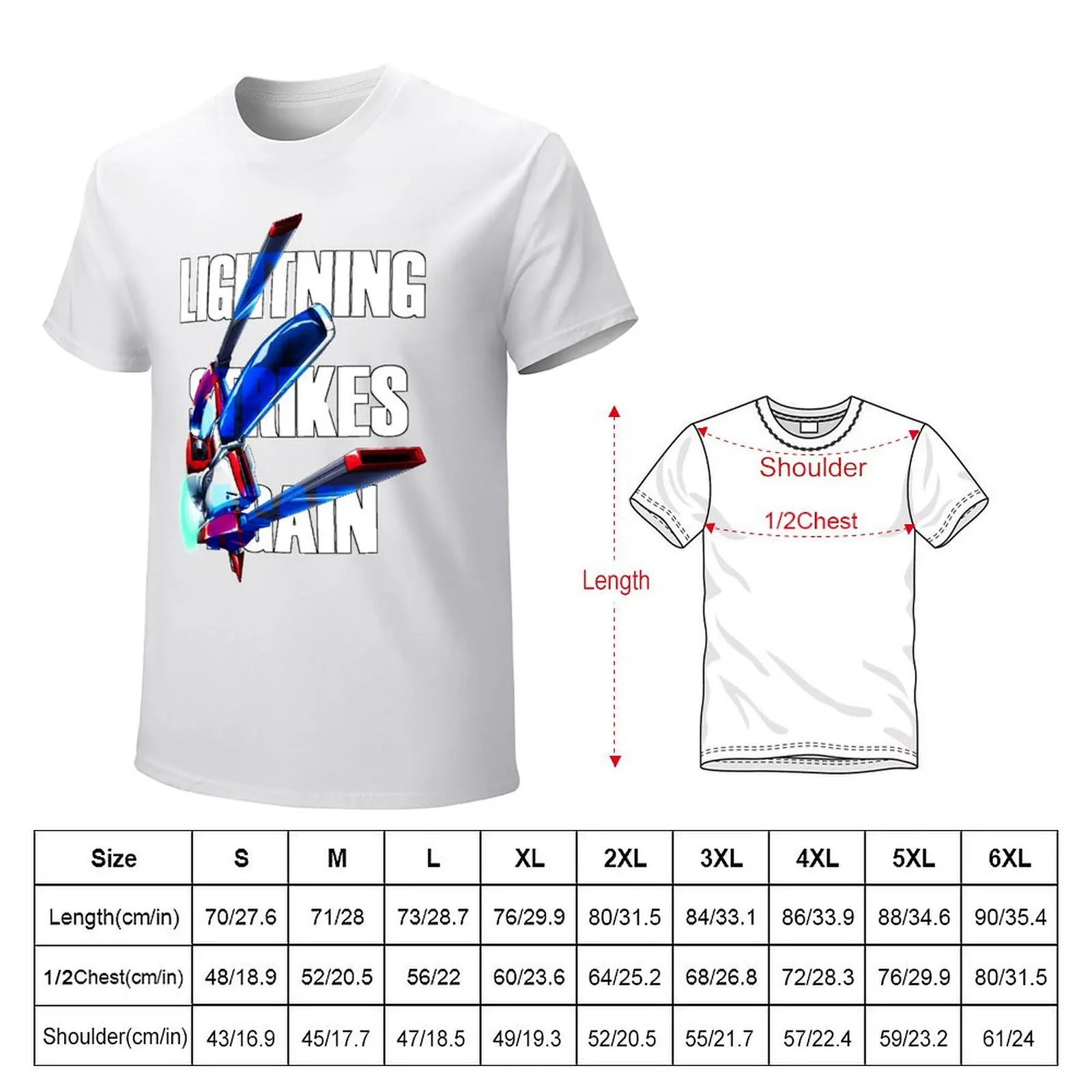 Fresh Thunder Force IV Rynex T-shirt  Motion T-shirts Funny Graphic Geek Home Eur Size image 3