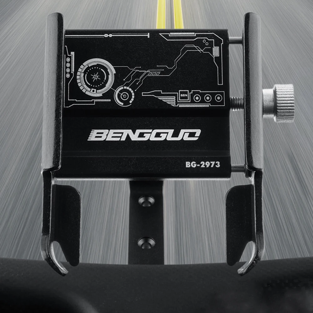 

Bicycle Phone Holder 360° Rotating Mobile Phone Mount Aluminum Alloy Bike Navigation Phone Bracket Cycling Accessories