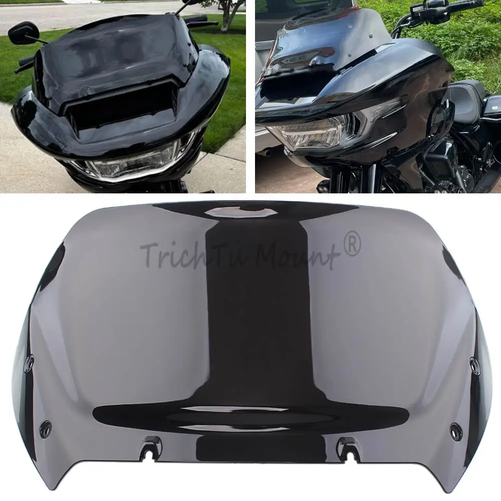 

Motorcycle Wind Splitter Windshield Fairing Wind Deflector Windscreen For Harley Road Glide FLTRX FLTRXSE 2023+ Moto Accessory