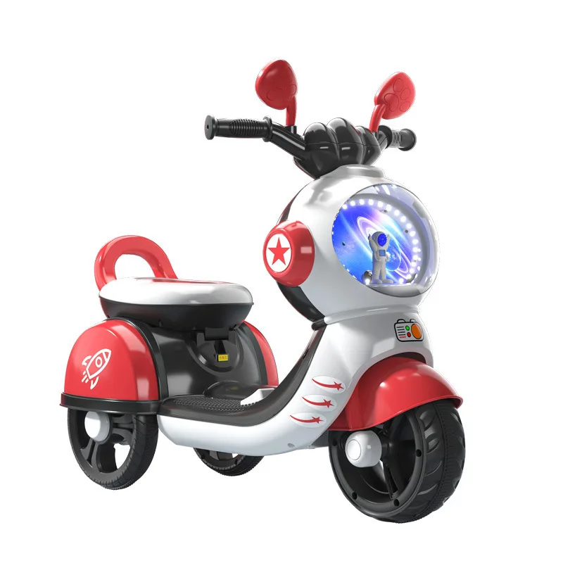 

2-6 Years Old Kids 6V 7an Big battery Children Electric Can Sit On Double Drive Rechargeable Motorbike