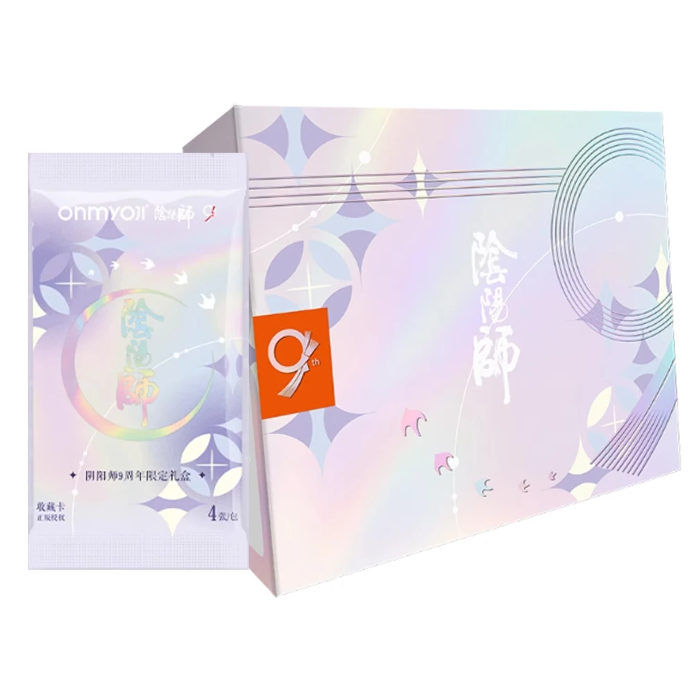 

Оригинальная карта Onmyoji, лимитированная подарочная коробка девятой годовщины, ограниченная коллекция карт Huoyaohua, карты «Сто призраков», карты для ночных прогулок
