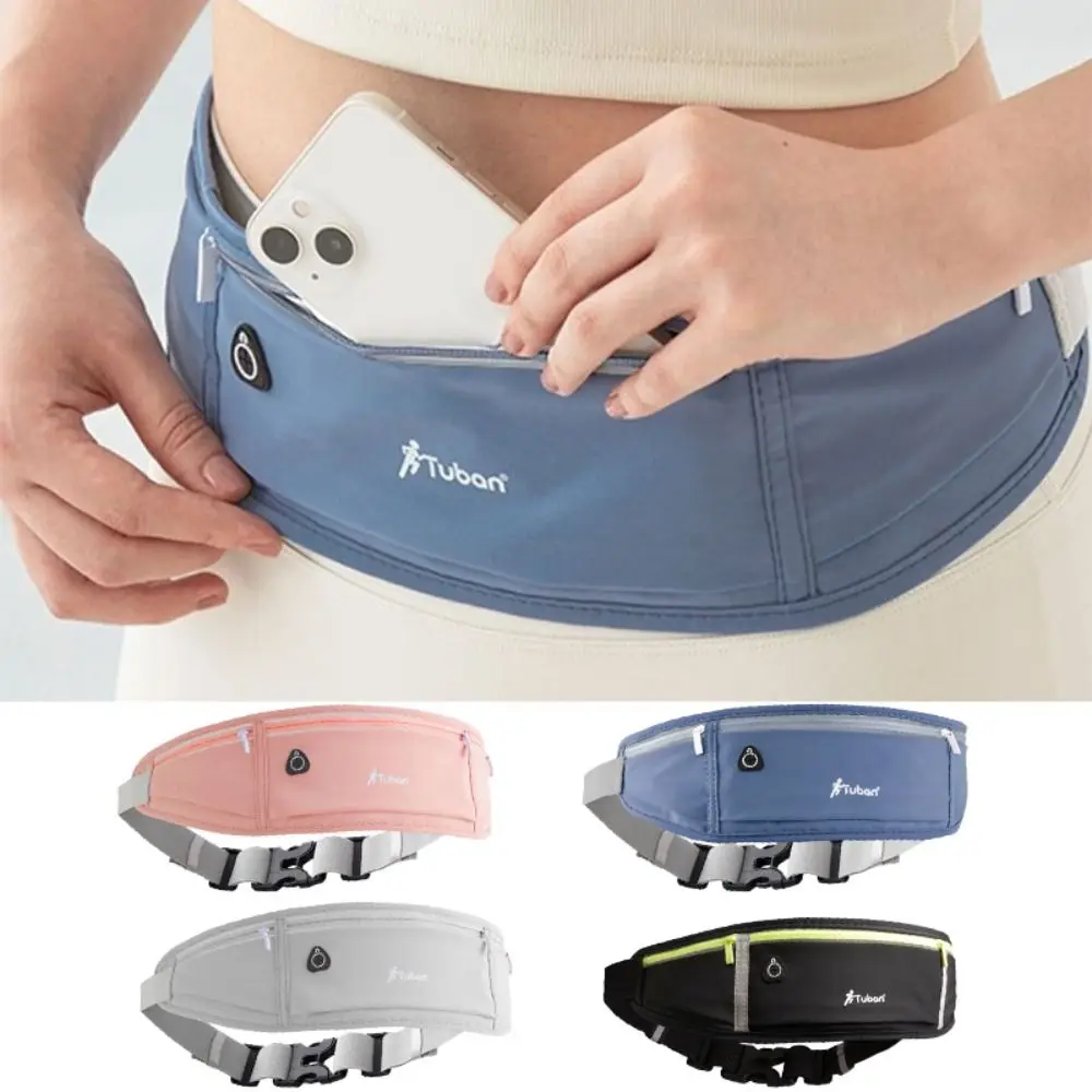 Casual Hidden Running Waist Bag Lightweight Waterproof Sports Belt Pouch Belt Waist Pack Gym Bags Mobile Phone Bag Men