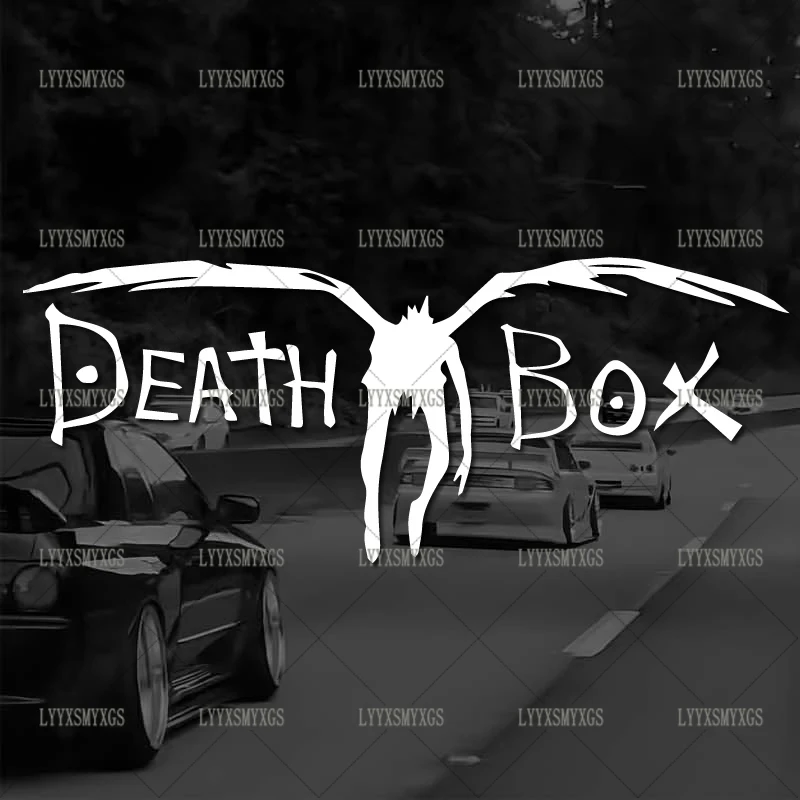 Self-Adhesive Custom Personalized DEATH BOX Car Stickers Waterproof Sunscreen Vinyl Decal PVC Wholesale Car Decoration