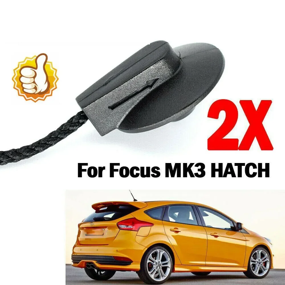 2Pc Hatchback Parcel Shelves Trunk Lid Back Shelf String Holding Strap Rope SmallBall For FORD FOCUS Mk3 PARCEL SHELF STRINGS