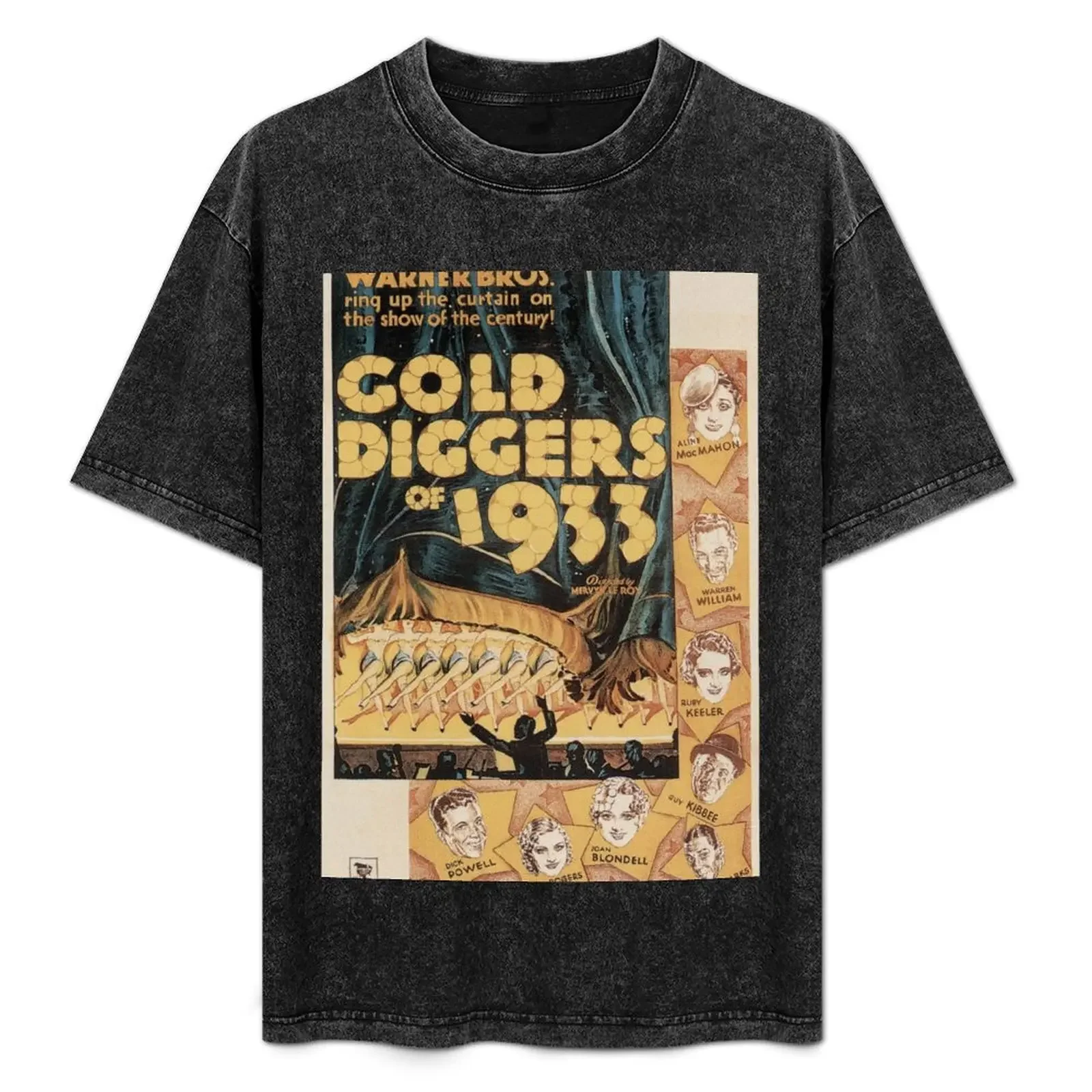 

Gold Diggers of 1933 Mervyn LeRoy T-Shirt street wear graphic t shirt vintage t shirts men