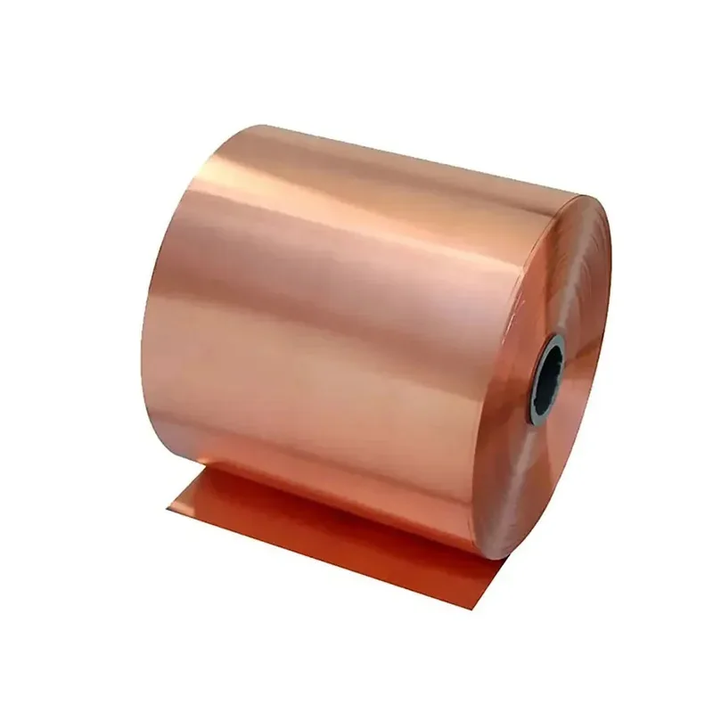 High Purity 99.99% T2 Red Copper Foil Strip 1M Length Thk0.05-1mm Width5-120mm