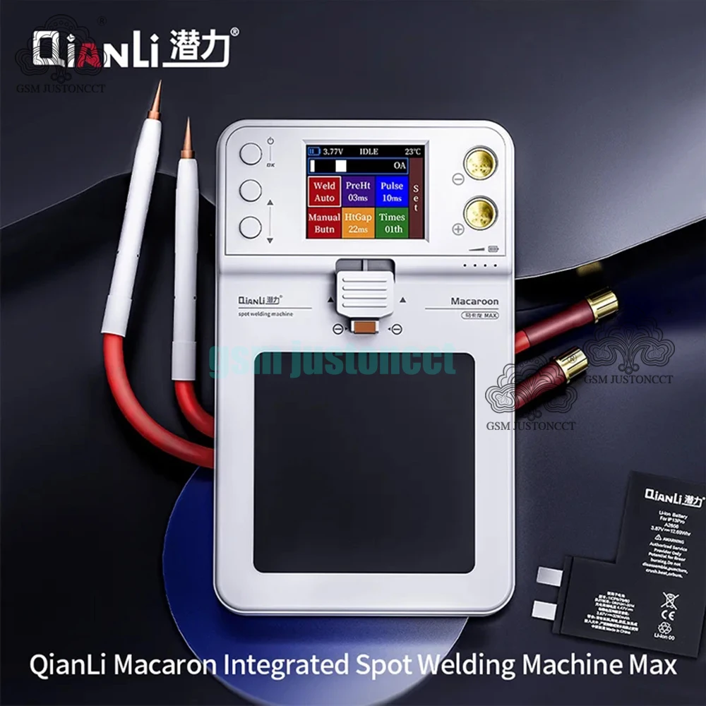 QianLi Macaron max Portable Spot Welding Machine Micro Spot Welder for iPhone Andriod Battery Flex Replacement Repair Pen Tool