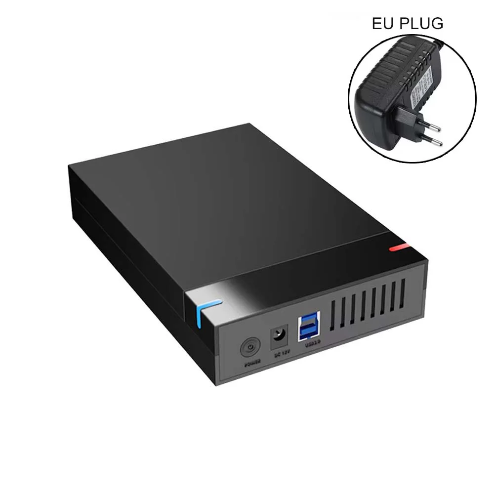 Draagbare externe harde schijf behuizing SATA SSD HDD 10TB 3.5 inch USB 3.0 transmissie voor PC laptop TV mobiel - afbeelding 1