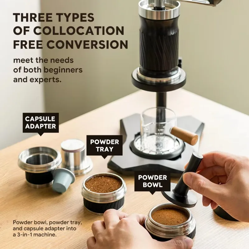 Portable Manual Coffee Maker  Professional Mini Espreso Coffee Machine for Household