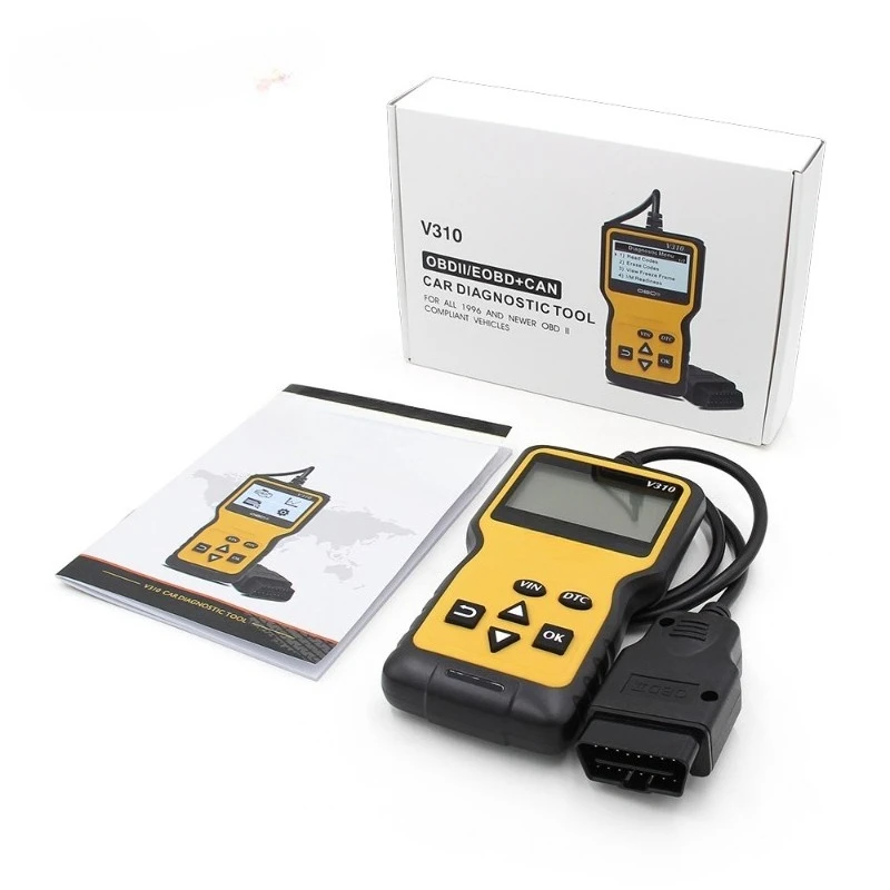 Viene com 5 idiomas, instrumento de diagnóstico de falhas de carro