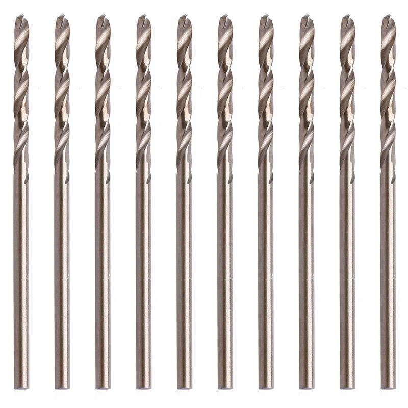 

Hard Plastic HSS For Drilling woodworking Twist Drill Bit 2mm Round Shank 10pcs top sale