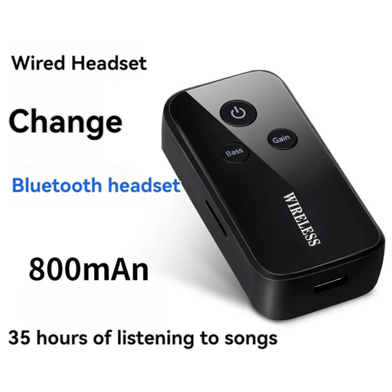 Wireless Bluetooth Receiver Adapter Portable Lavalier Design For Car Speakers Audio Music Receiver Bluetooth 5.1 Adapter